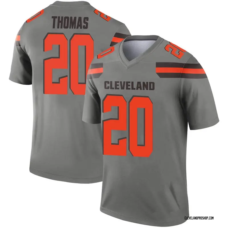 Youth Tavierre Thomas Cleveland Browns Legend Inverted Silver Jersey