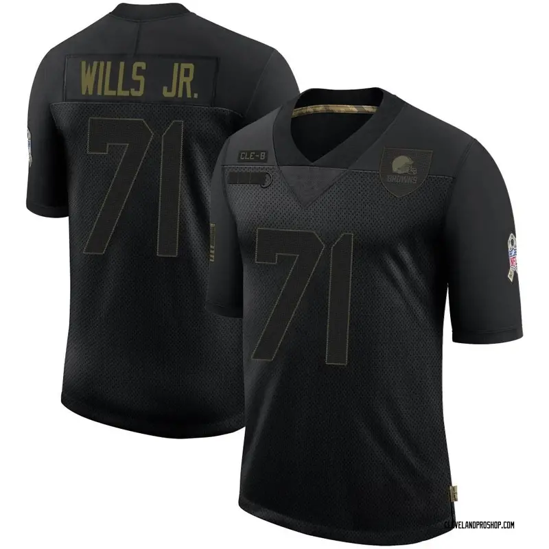 Jedrick Wills Signed Custom Brown Football Jersey — TSE Cleveland