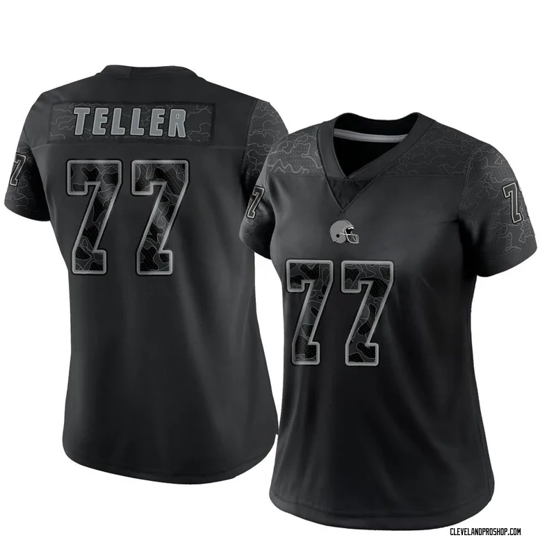 Wyatt Teller Cleveland Browns Nike Player-Issued #77 White Jersey from the  2021 NFL Season