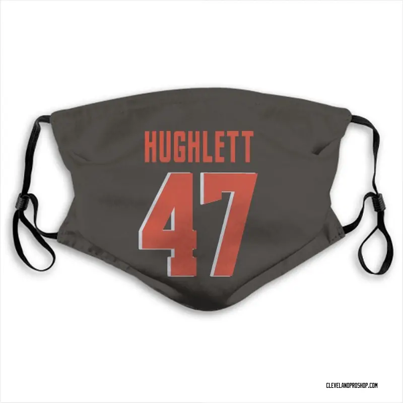 Brown Charley Hughlett Cleveland Browns Washable & Reusable Face Mask With  PM2.5 Filter