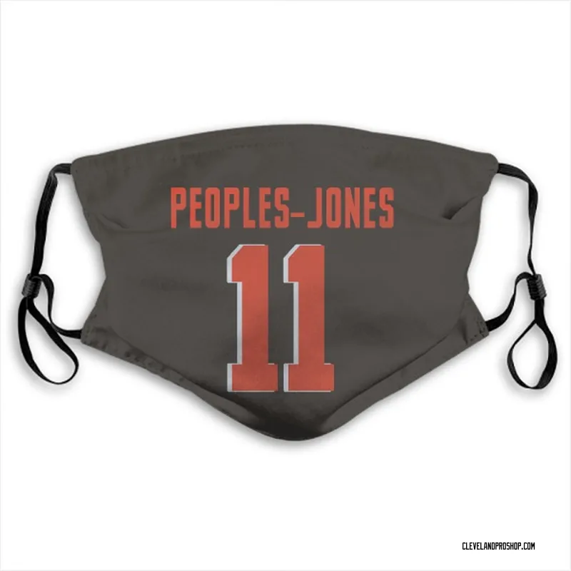 Men's Nike Donovan Peoples-Jones Brown Cleveland Browns Team Game Jersey Size: 3XL