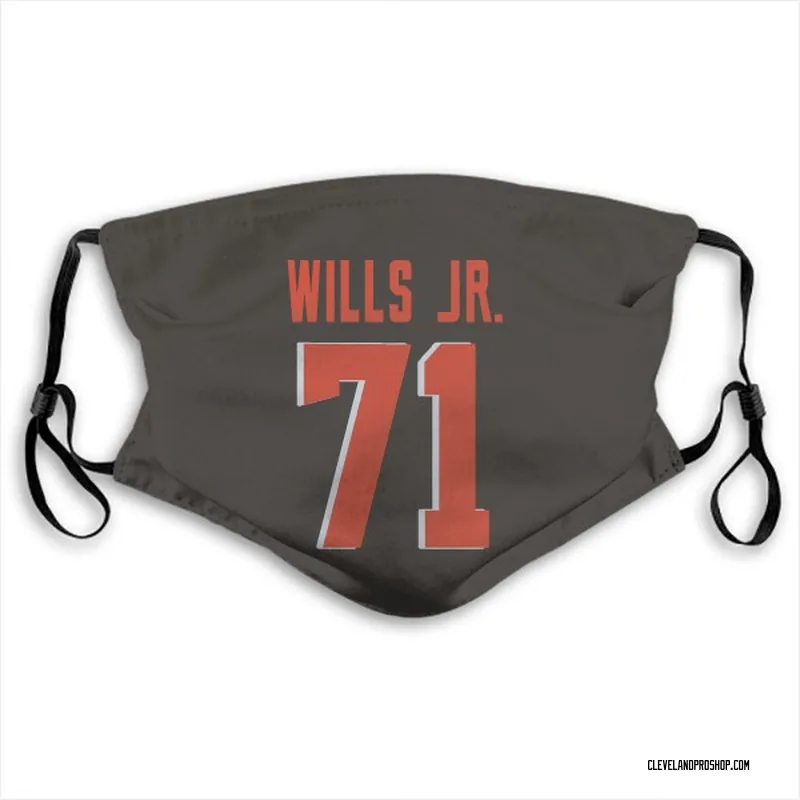 2020 Cleveland Browns Jedrick Wills Jr #71 Game Used Brown Practice Jersey  513