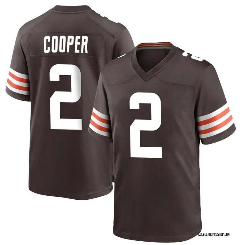 Brown Men's Amari Cooper Cleveland Browns Game Team Color Jersey