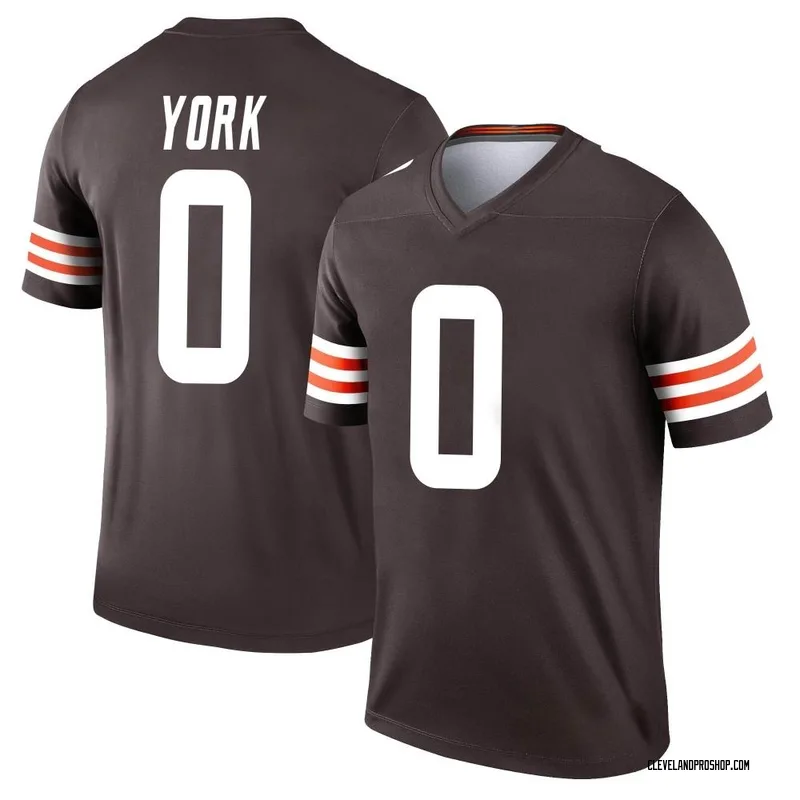 Brown Men's Cade York Cleveland Browns Legend Jersey