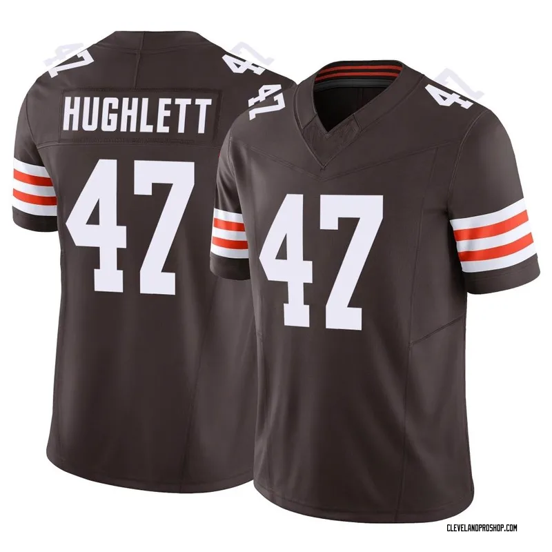 Men's Nike Charley Hughlett Brown Cleveland Browns Game Jersey