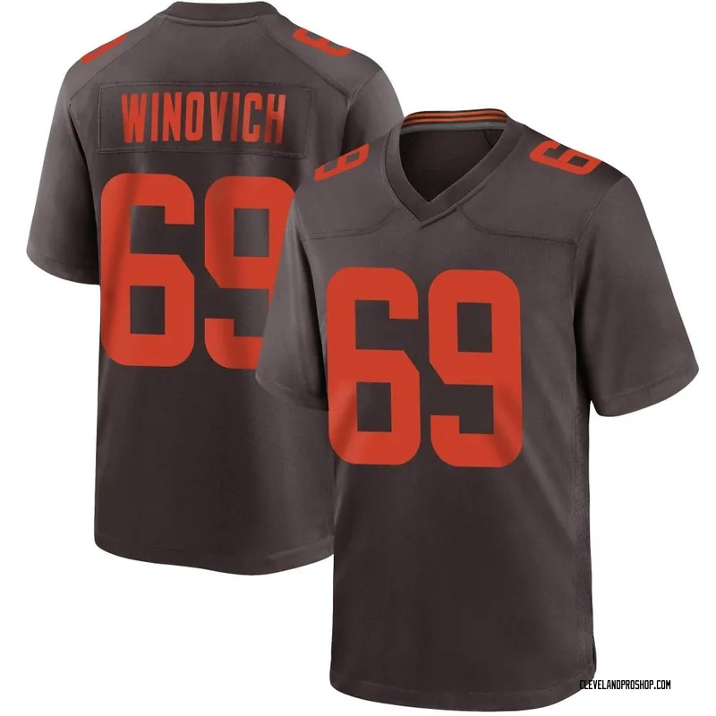 Buy Chase Winovich Cleveland Browns Nike Game Jersey - Brown F4789058 Online