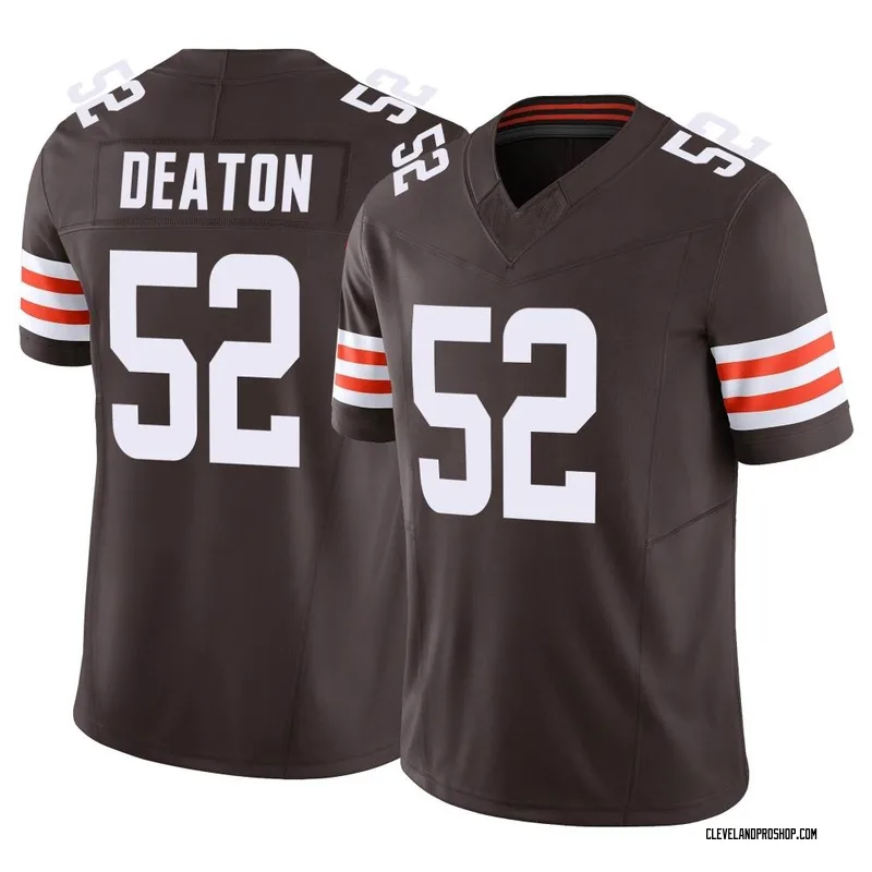 Brown Youth Dawson Deaton Cleveland Browns Limited Vapor Alternate Jersey