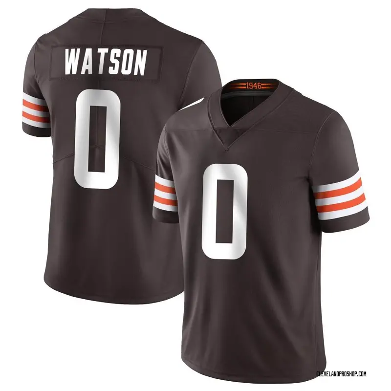 Men's Cleveland Browns Deshaun Watson Nike White Alternate Game Jersey