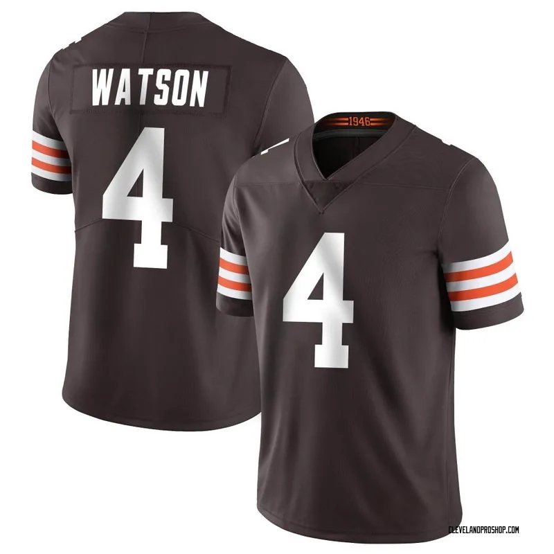 Men's Nike Deshaun Watson Brown Cleveland Browns Game Jersey Size: Small