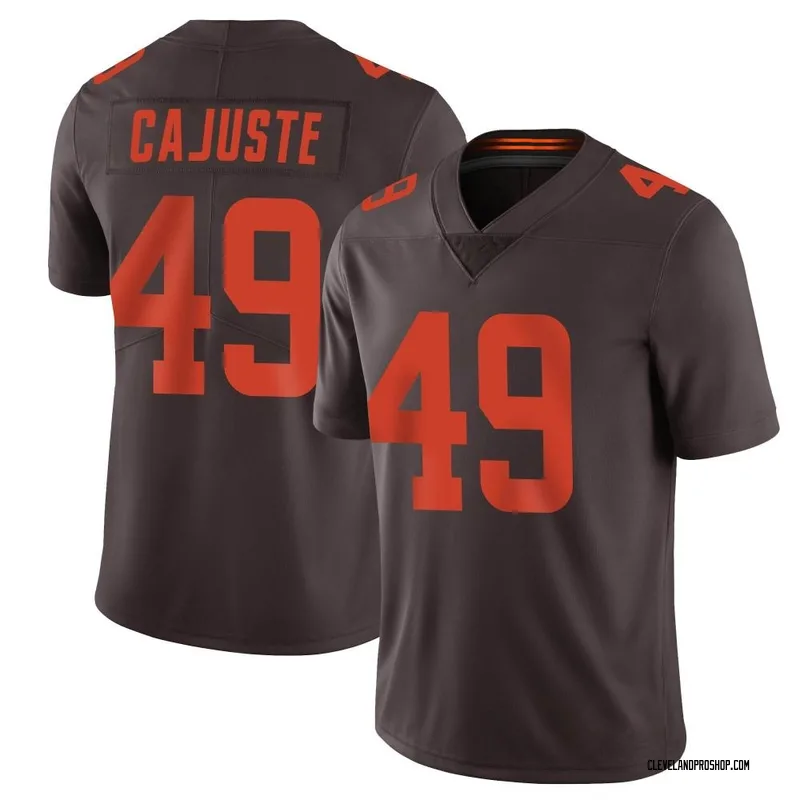 Brown Men's Devon Cajuste Cleveland Browns Limited Vapor Alternate