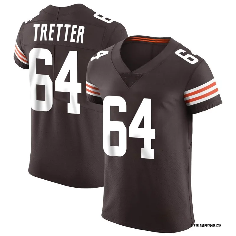 JC Tretter Signed Custom Brown Jersey — TSE Cleveland