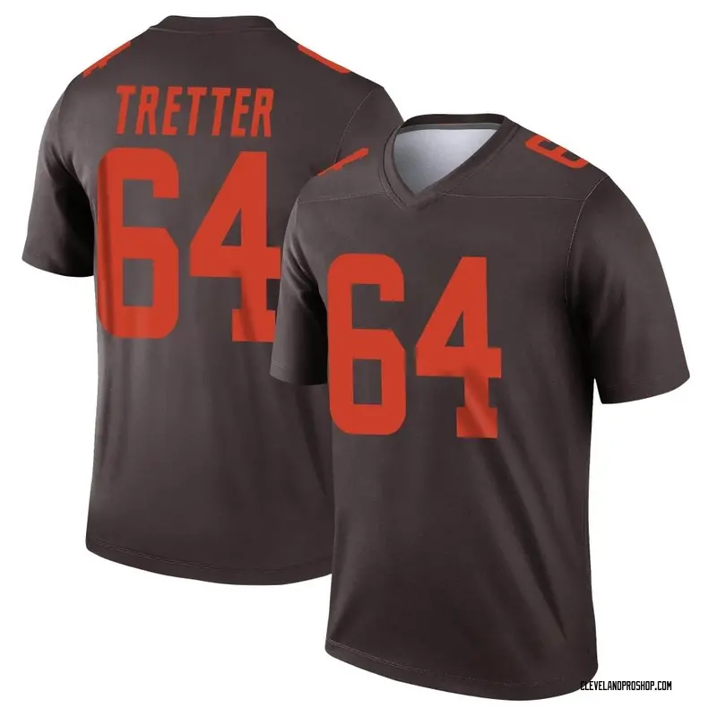 Brown Men's JC Tretter Cleveland Browns Legend Alternate Jersey