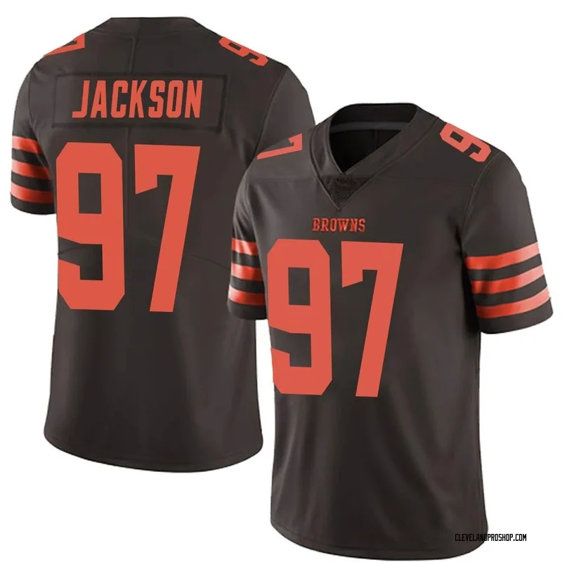 Men's Nike Deshaun Watson Brown Cleveland Browns Vapor F.U.S.E. Limited Jersey Size: Small