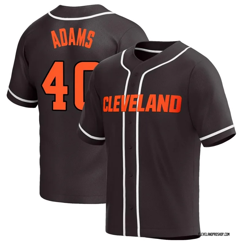 Matthew Adams Men's Nike Brown Cleveland Browns Vapor Elite Custom Jersey