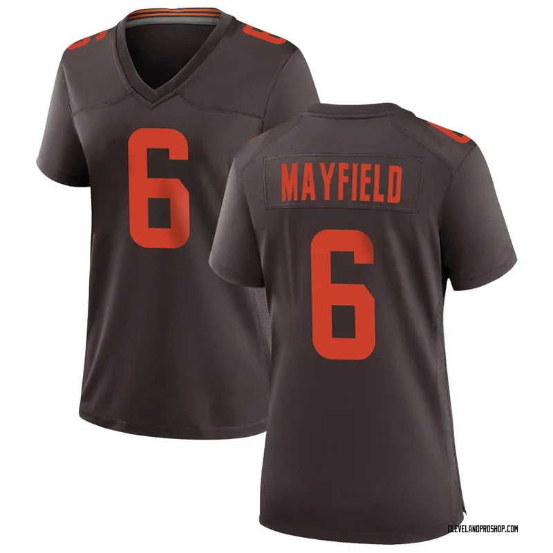 Nike Men's Cleveland Browns Baker Mayfield #6 Brown Game Jersey