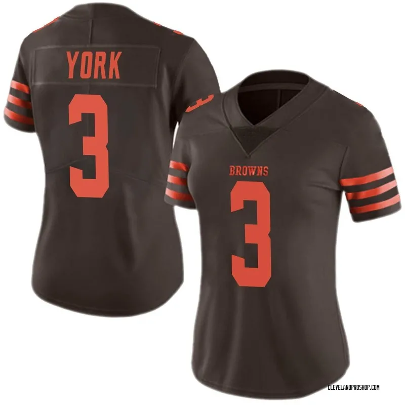 Women's Nike Cade York Brown Cleveland Browns Game Player Jersey