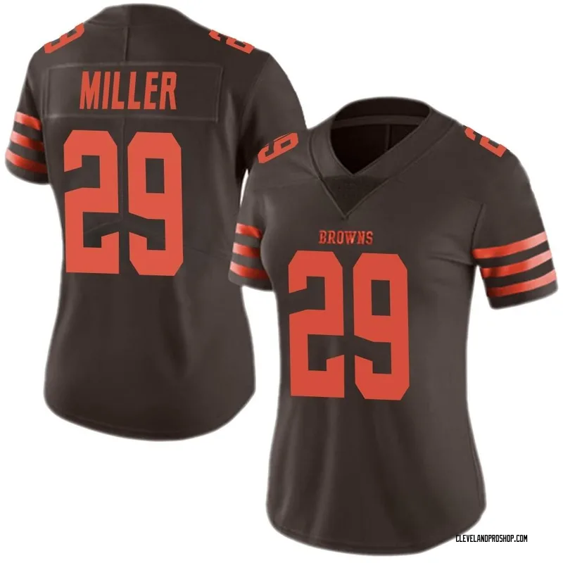 Brown Women's Herb Miller Cleveland Browns Limited Color Rush Jersey