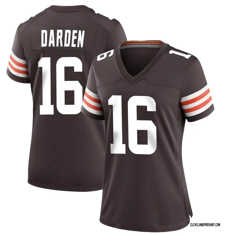 Jaelon Darden Cleveland Browns Player-Issued #16 Brown Jersey vs. New  Orleans Saints on December 24 2022