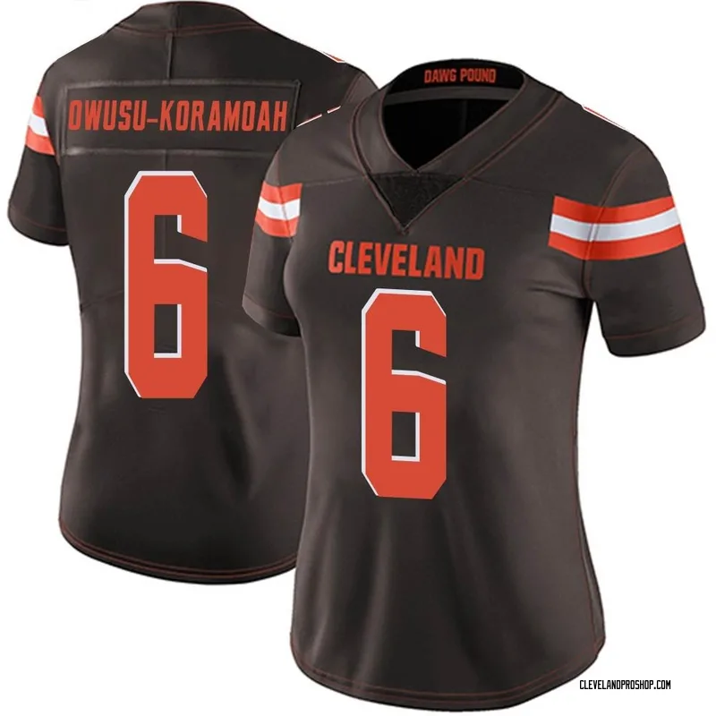 Brown Women's Jeremiah Owusu-Koramoah Cleveland Browns Limited Color Rush  Jersey