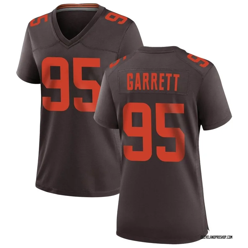 Brown Women's Myles Garrett Cleveland Browns Game Alternate Jersey