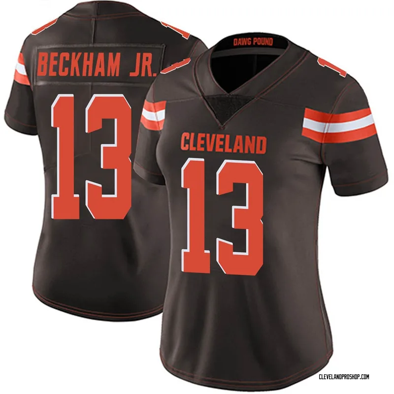 Women's Cleveland Browns Matthew Adams Nike Brown Nike Women's Team Color  Jersey