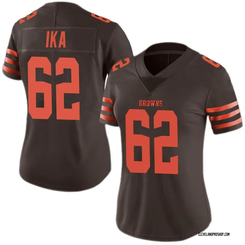 Siaki Ika Women's Nike Brown Cleveland Browns Alternate Custom Game Jersey Size: Small