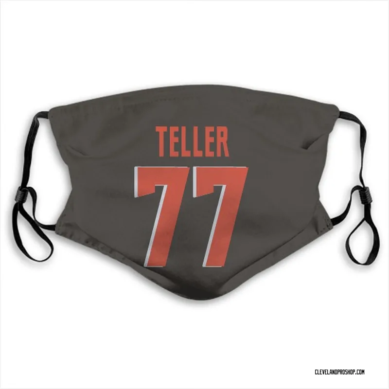 Cleveland Browns Wyatt Teller #77 Nike Men's Brown Official NFL Game  Jersey