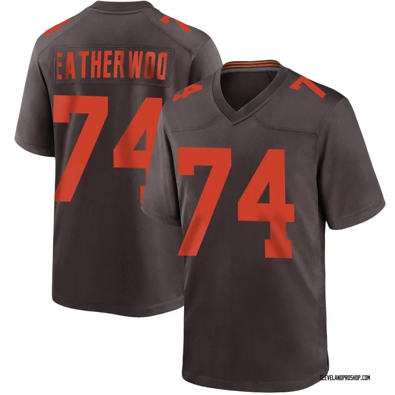 Youth Nike Cleveland Browns Brown Custom Game Jersey Size: Large