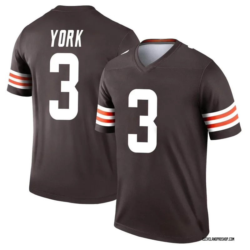 Brown Youth Cade York Cleveland Browns Legend Color Rush Jersey