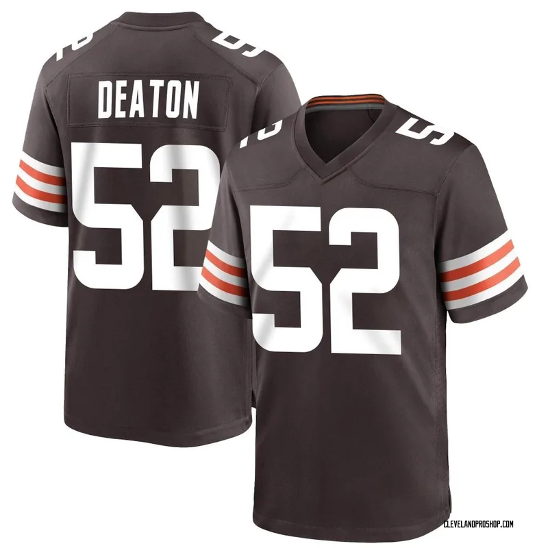 Youth Dawson Deaton Cleveland Browns Legend Inverted Silver Jersey