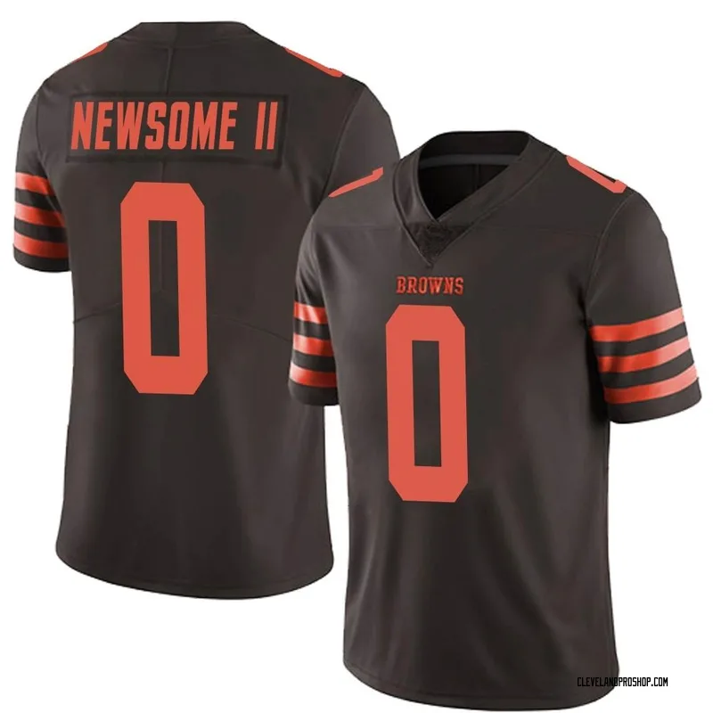 Cleveland Browns Nike Home Game Team Colour Jersey - Brown - Greg Newsome  II - Mens