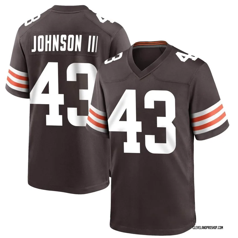 Brown Youth John Johnson III Cleveland Browns Game Team Color Jersey