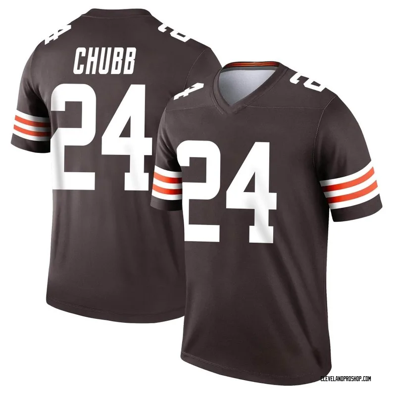 Youth Cleveland Browns Nick Chubb Game Vapor Jersey Orange