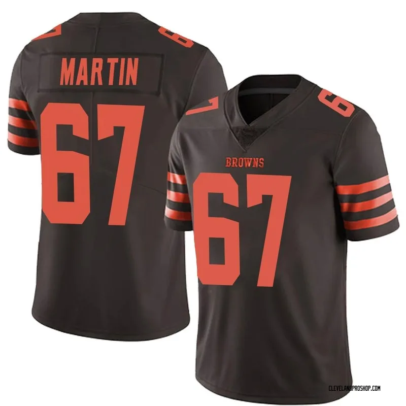 Brown Youth Wes Martin Cleveland Browns Limited Color Rush Jersey