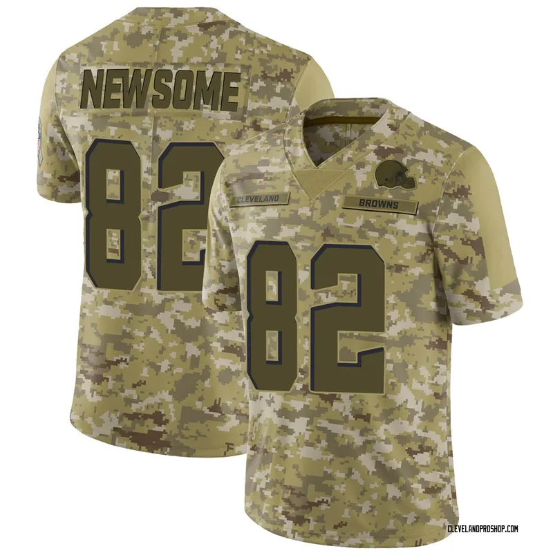 Camo Youth Ozzie Newsome Cleveland Browns Limited 2019 Salute to Service  Jersey