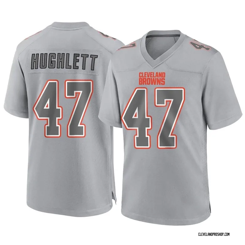 2020 Cleveland Browns Charley Hughlett #47 Game Used White Practice Jersey  76