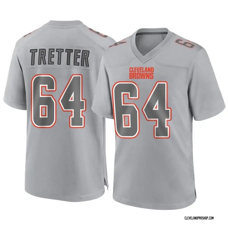 Limited Women's JC Tretter Brown Jersey - #64 Football Cleveland Browns  Therma Long Sleeve Size S