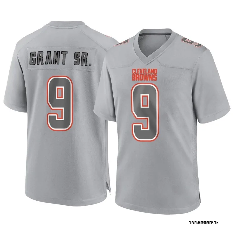 Gray Men's Jakeem Grant Sr. Cleveland Browns Game Atmosphere Fashion Jersey