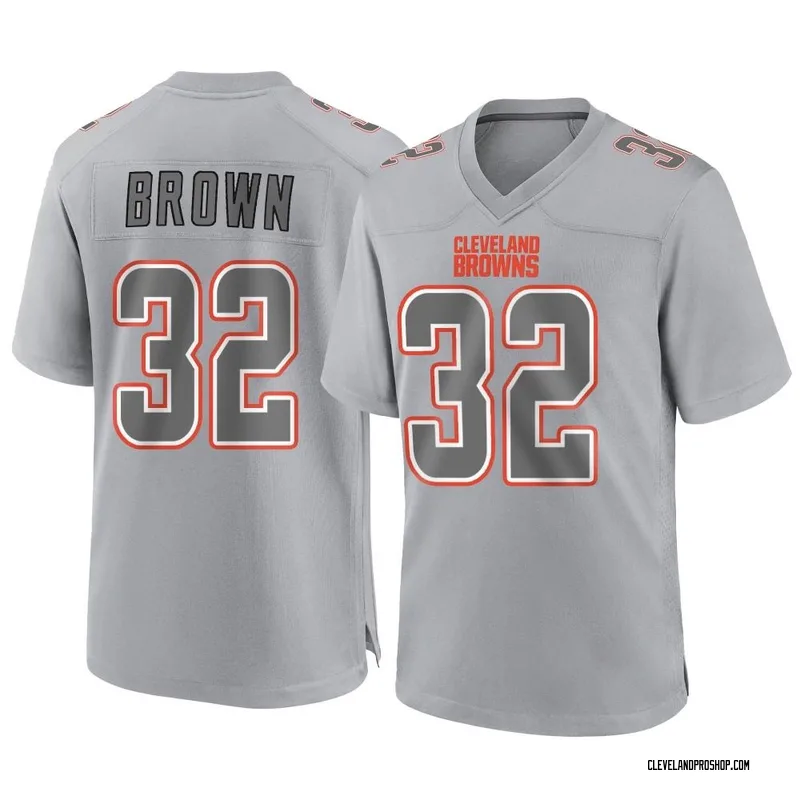 Siaki Ika Men's Nike Cleveland Browns Brown Custom Game Jersey Size: Small