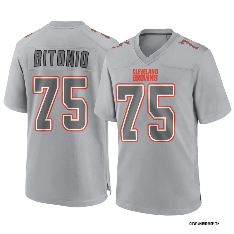 Joel Bitonio Cleveland Browns Player-Issued #75 Brown Jersey from the 2022  NFL Season