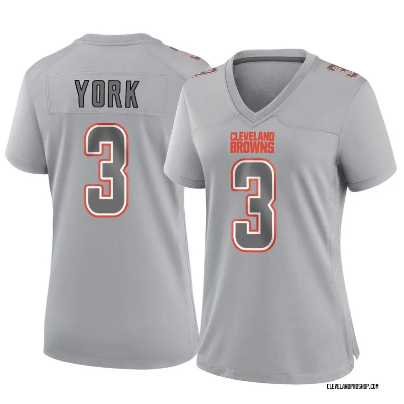 White Women's Cade York Cleveland Browns Game Jersey