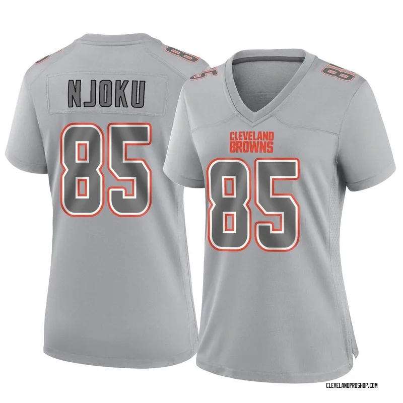 Men's Nike David Njoku Brown Cleveland Browns Game Player Jersey, Size: Large