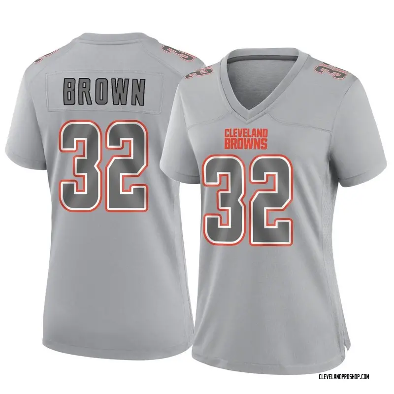 Limited Youth Jim Brown Brown Jersey - #32 Football Cleveland Browns Rush  Vapor Untouchable Size S(10-12)