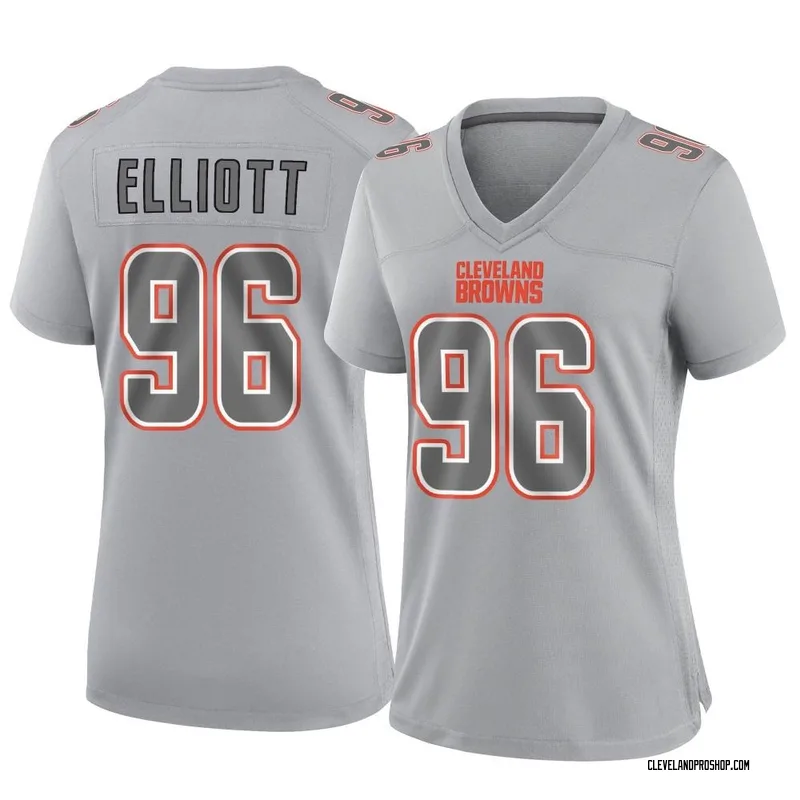 Brown Youth Jordan Elliott Cleveland Browns Baseball Button-Up Jersey