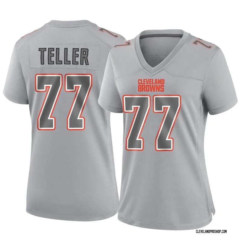 Cleveland Browns Wyatt Teller #77 Nike Men's Brown Official NFL Game  Jersey