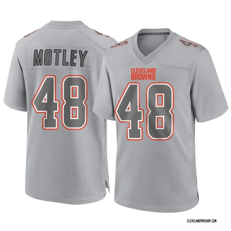 Men's Nike Nick Chubb Gray Cleveland Browns Atmosphere Fashion Game Jersey