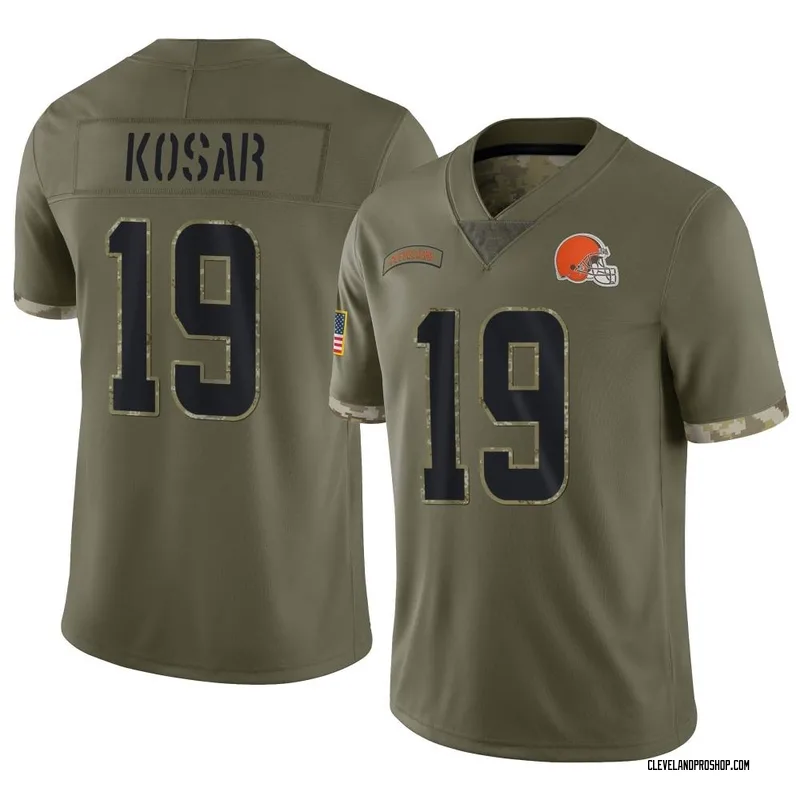 Men's Nike Nick Chubb Olive Cleveland Browns 2021 Salute To Service Limited  Player Jersey