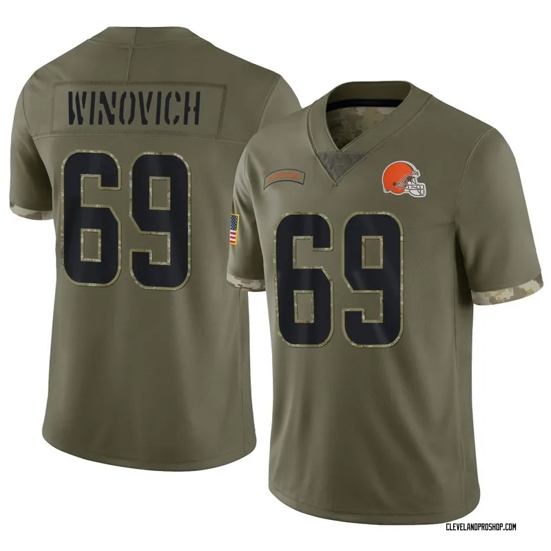 White Men's Chase Winovich Cleveland Browns Limited Vapor 1946