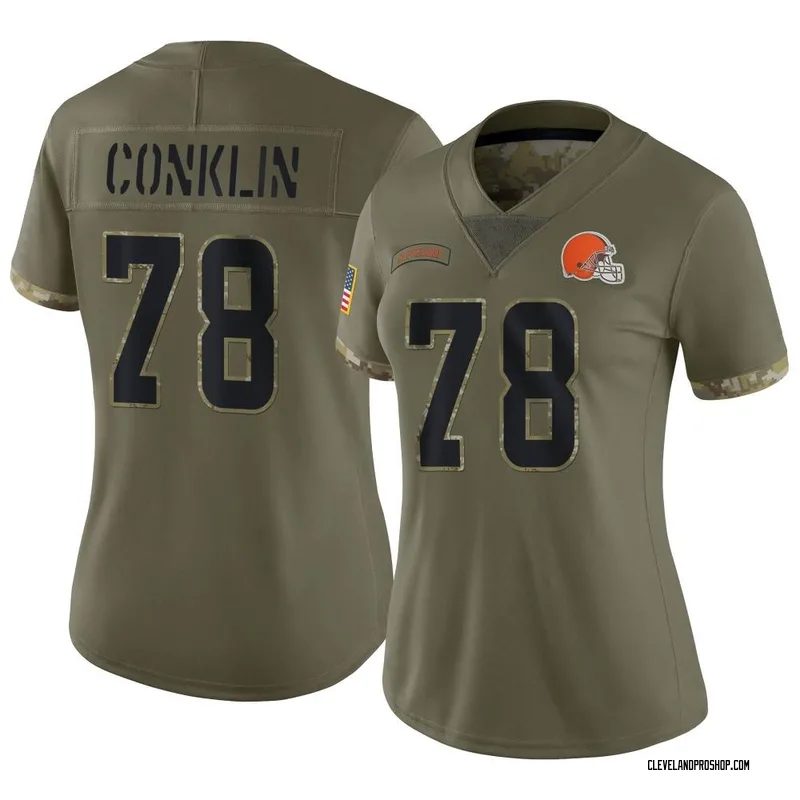 Jack Conklin Signed Custom Brown Jersey — TSE Cleveland