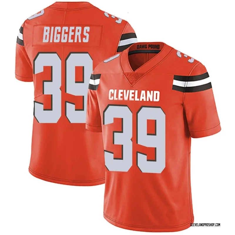 White Men's Caleb Biggers Cleveland Browns Limited Vapor